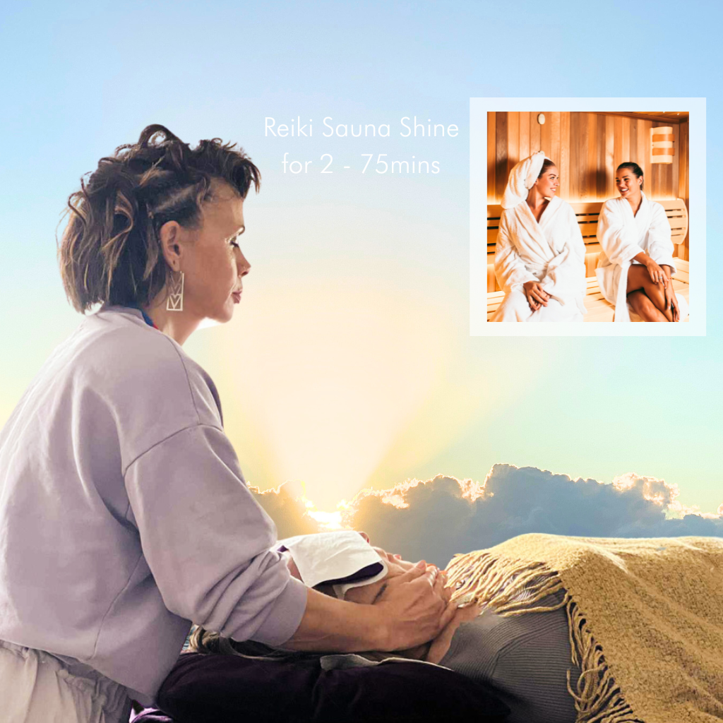 Reiki Sauna Shine for 2 | Duo Reiki + Infrared Sauna - 75mins