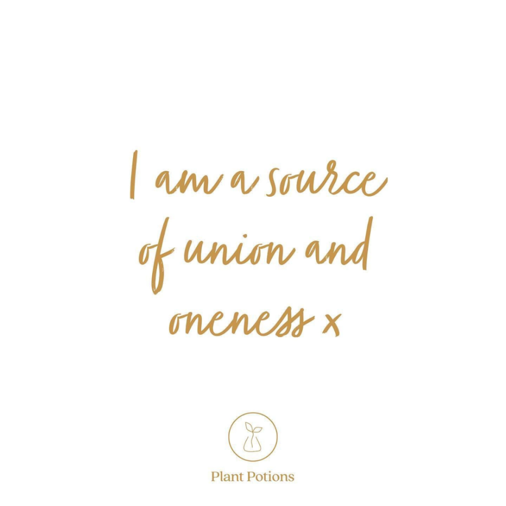 i am a source of union and oneness
